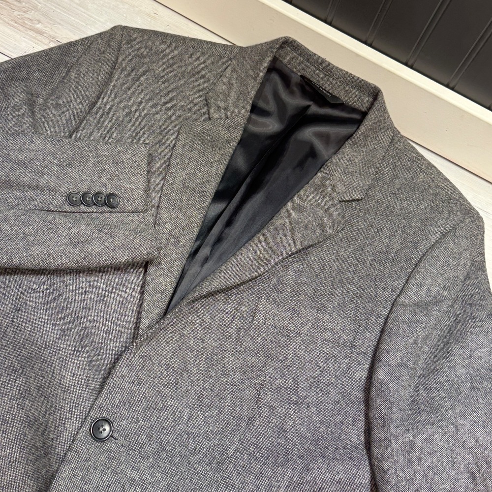 Banana Republic Sport Blazer Men's 44R Wool Blend Tailored Fit Gray New!